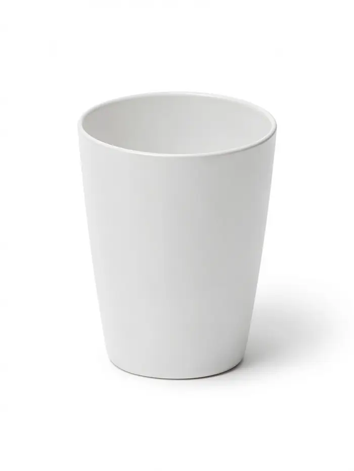 Стакан для зубных щёток Aqua, пластик, белый