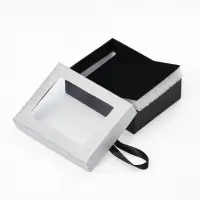 Набор подарочных коробочек 6 шт. под набор &laquo;Селебрити&raquo;, 7&times;9 см, серебристый, чёрный