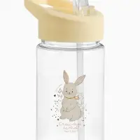 Поильник детский с трубочкой «Зайка», 350мл., цвет бежевый Mum&Baby Поильник детский с трубочкой «Зайка», 350мл., цвет бежевый Mum&Baby