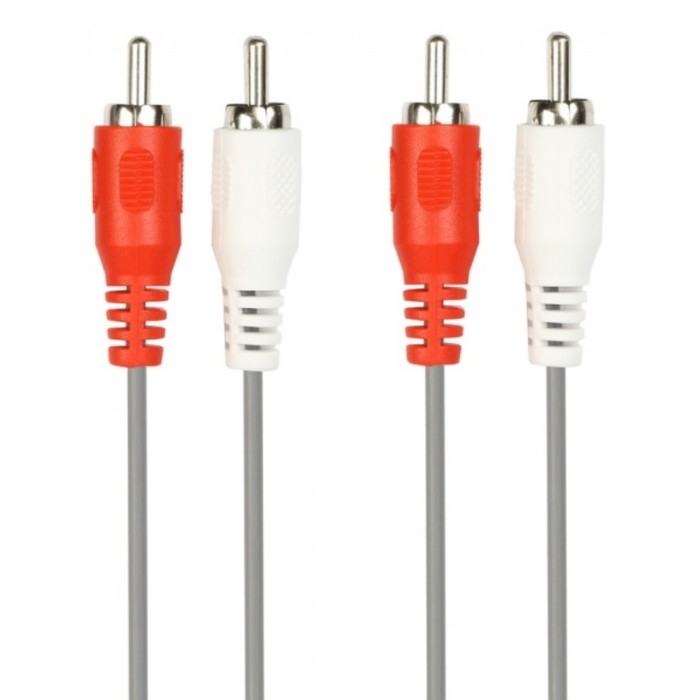 Кабель аудио/видео Smartbuy, 2xRCA(m)-2xRCA(m), 3 м, серый Кабель аудио/видео Smartbuy, 2xRCA(m)-2xRCA(m), 3 м, серый
