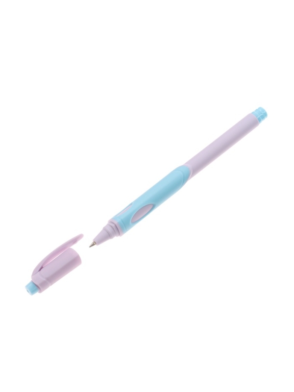 Ручка шариковая ErichKrause ErgoLine Stick&Grip Pastel, 0.5мм, первоклассника, синяя Ручка шариковая ErichKrause ErgoLine Stick&Grip Pastel, 0.5мм, первоклассника, синяя