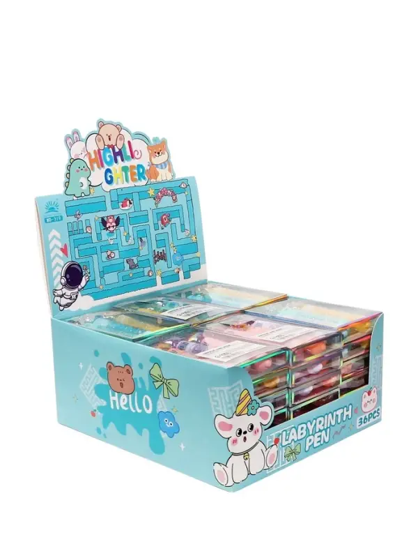 Набор маркеров-текстовыделителей &laquo;Лапки блеск&raquo;, 3 цвета, скошенный наконечник, узел 4 мм, МИКС