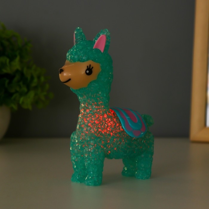 Ночник Ночник "Лама" LED 1Вт от батареек LR44 МИКС 10х15х5,5см RISALUX