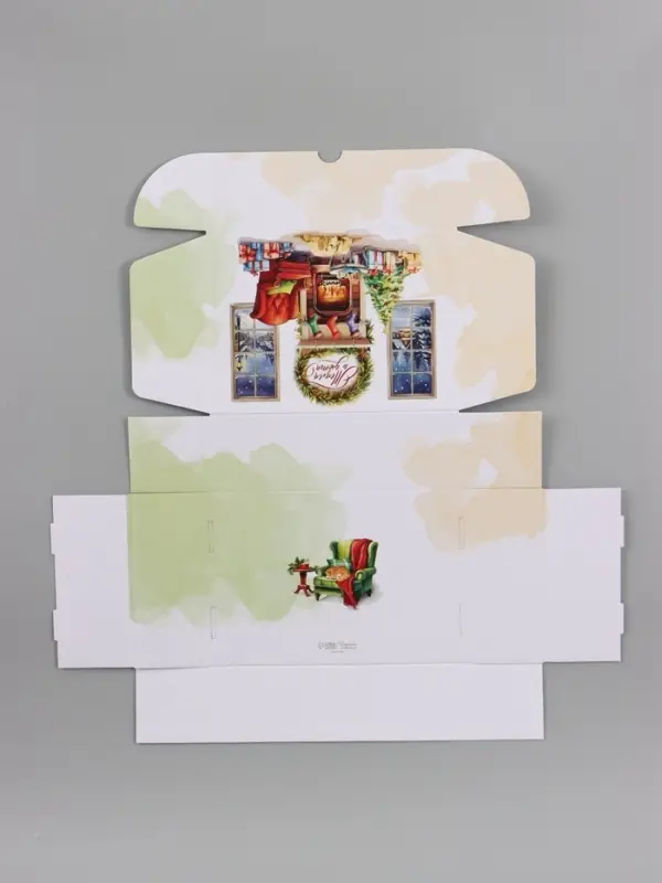 Коробка подарочная самосборная &laquo;Елочка&raquo;, 30.7&times;22&times;9.5 см