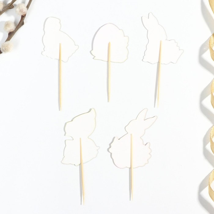 Набор для украшения кулича «Счастья в доме» на пасху, 5 х 3,9 см Набор для украшения кулича «Счастья в доме» на пасху, 5 х 3,9 см