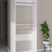 Комплект модульной гардеробной системы «Модус», 2800×2080×510 мм, цвет белый Комплект модульной гардеробной системы «Модус», 2800×2080×510 мм, цвет белый