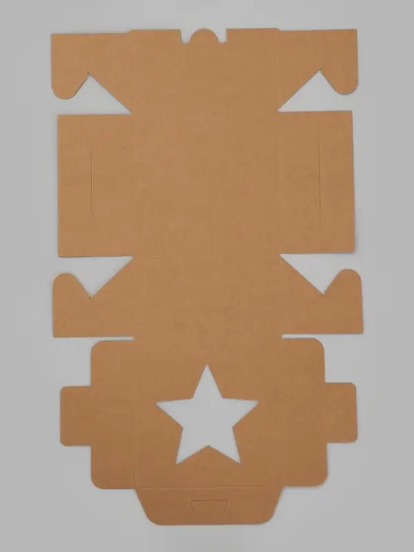 Коробка 10,2 х 10,2 х 5,9 см Бурая (фас 20шт)