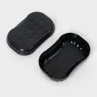 Набор дорожных футляров, 2 предмета, для мыла, для зубной щётки, пластик, МИКС