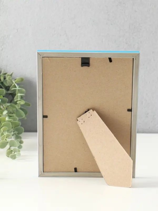 Фоторамка пластик "Акварель" 15х21 см, лазурный(пластиковый экран) 10559053