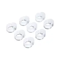 Дверной ограничитель на ручку ТУНДРА, PVC, набор 8 штук