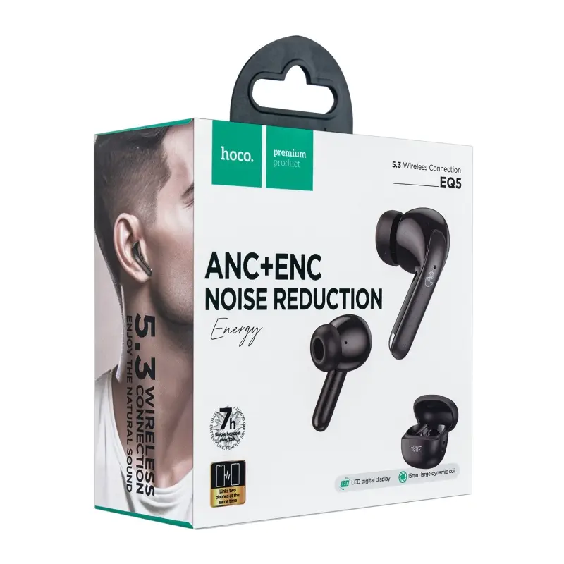 Гарнитура EQ5 Wireless Headset HOCO черная