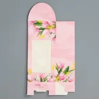 Коробка кондитерская, упаковка, &laquo;8 Марта&raquo;, 9 х 19 х 6 см