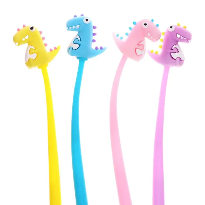 Ручка - прикол гелевая «Дино», синий стержень, МИКС Ручка - прикол гелевая «Дино», синий стержень, МИКС