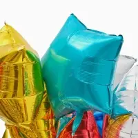 Воздушный шар фольгированный 18&laquo; Звезды&raquo;, цвет МИКС, 12 штук