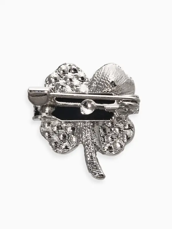 Брошь &laquo;Клевер&raquo;, МИКС, (неделимая фасовка 12 шт. цена за шт.)