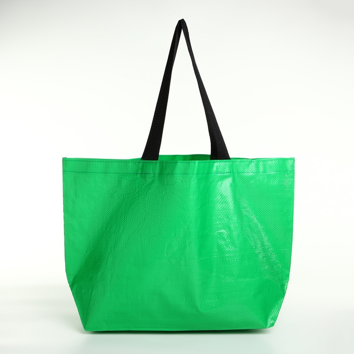 Сумка хозяйственная без застёжки, цвет зелёный Сумка хозяйственная без застёжки, цвет зелёный