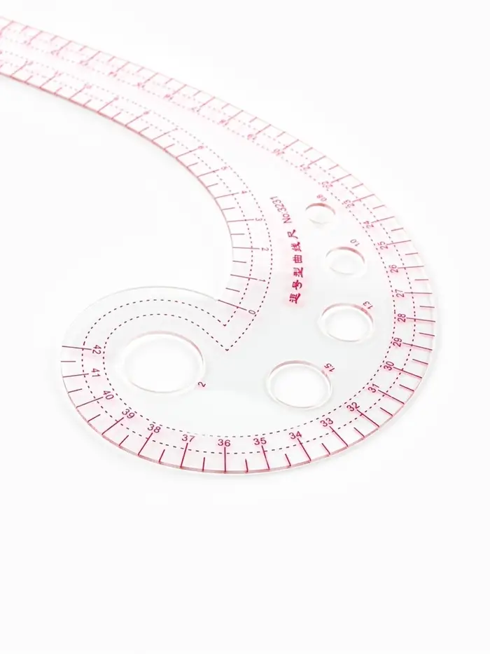 Лекало портновское метрическое &laquo;Улитка&raquo;, 30&times;10.5 см, s=0.5 мм, прозрачное