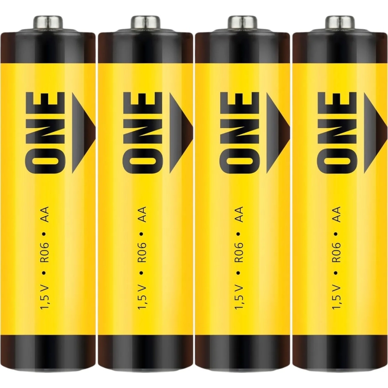 Батарейка Smartbuy AA солевая ONE R6/4S (60/600) (SOBZ-2A04S-Eco) 4шт/уп