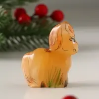 Сувенир Лошадка малая, 6х5,5 см, селенит