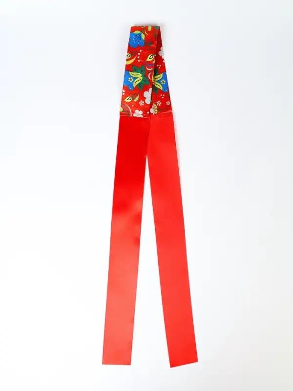 Карнавальный набор "Народная краса" юбка р-р 40-48, воротник, повязка, цвет красный