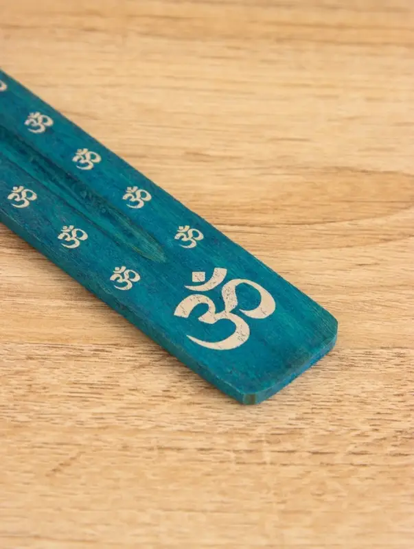 Подставка под благовония  Подставка под благовония "Ом" дерево 25,5 см, МИКС