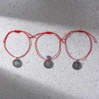 Браслет-талисман (3 шт) «Притягивает удачу», красная нить, длина 24 см Браслет-талисман (3 шт) «Притягивает удачу», красная нить, длина 24 см