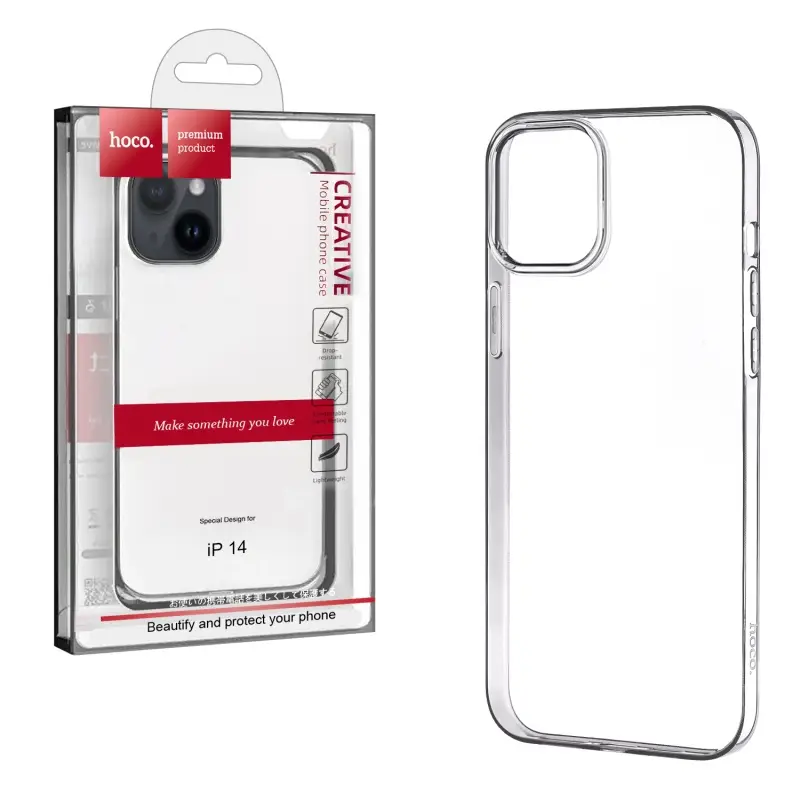 Чехол для iPhone 14 Hoco TPU прозрачный