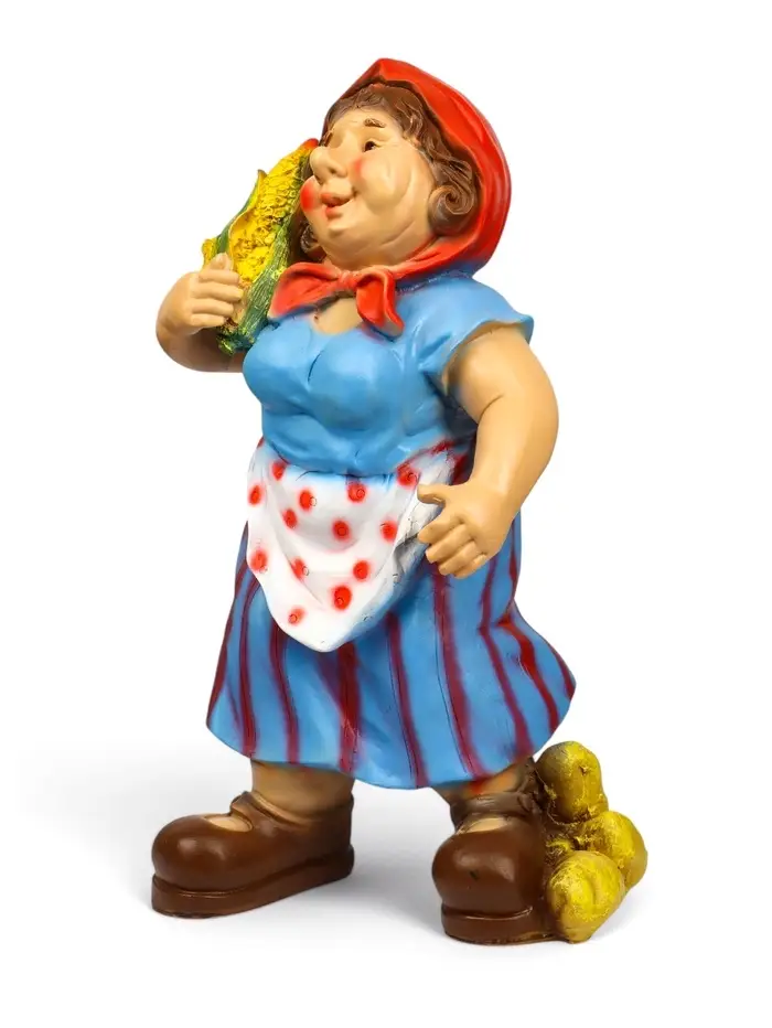 Садовая фигура из полистоуна &laquo;Дачница в платье&raquo;, 55&times;25&times;30 см