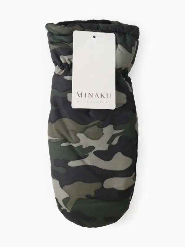 Варежки зимние мужские непромокаемые  р-р 25 см цв.хаки