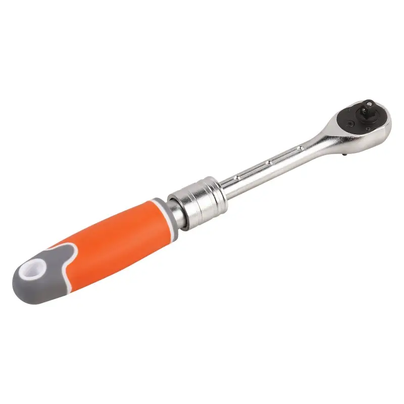 Рукоятка трещоточная телескопическая 1/4" DR 72T 165-215мм