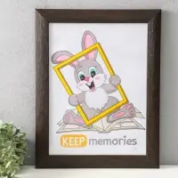 Фоторамка для фото 30&times;40 см Keep memories Luxe Elegance, пластик, коричневый, (пластиковый экран)