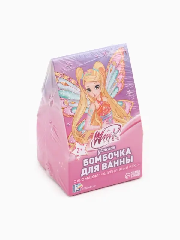Бомбочка для ванны 40г в коробке, детская, Винкс