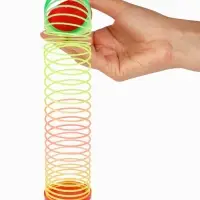 Funny toys Пружинка радуга "Новогодняя лошадка", цвета МИКС, d.-5см