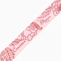 Лента атласная &laquo;Цветы&raquo;, 2 см &times; 23 м (&plusmn;1 м)