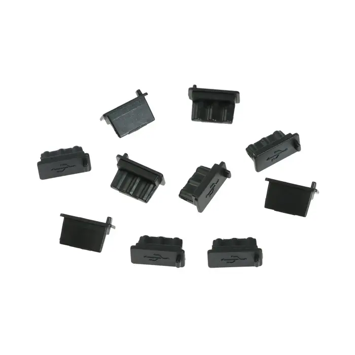 Заглушка USB, пластик, чёрный, набор 10 шт Заглушка USB, пластик, чёрный, набор 10 шт