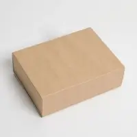Коробка подарочная складная крафтовая, упаковка, 16.5 х 12.5 х 5 см
