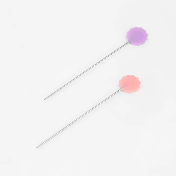 Булавки для квилтинга «Цветок», 53 мм, 20 шт., разноцветные