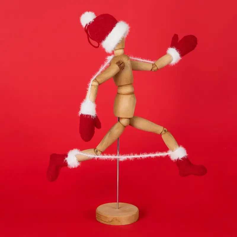 Подвеска на елку «Вьюшка», носочки, красная Подвеска на елку «Вьюшка», носочки, красная