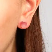 Серьги, набор украшений &laquo;Минни Маус и Дино&raquo;, розовые, золотой