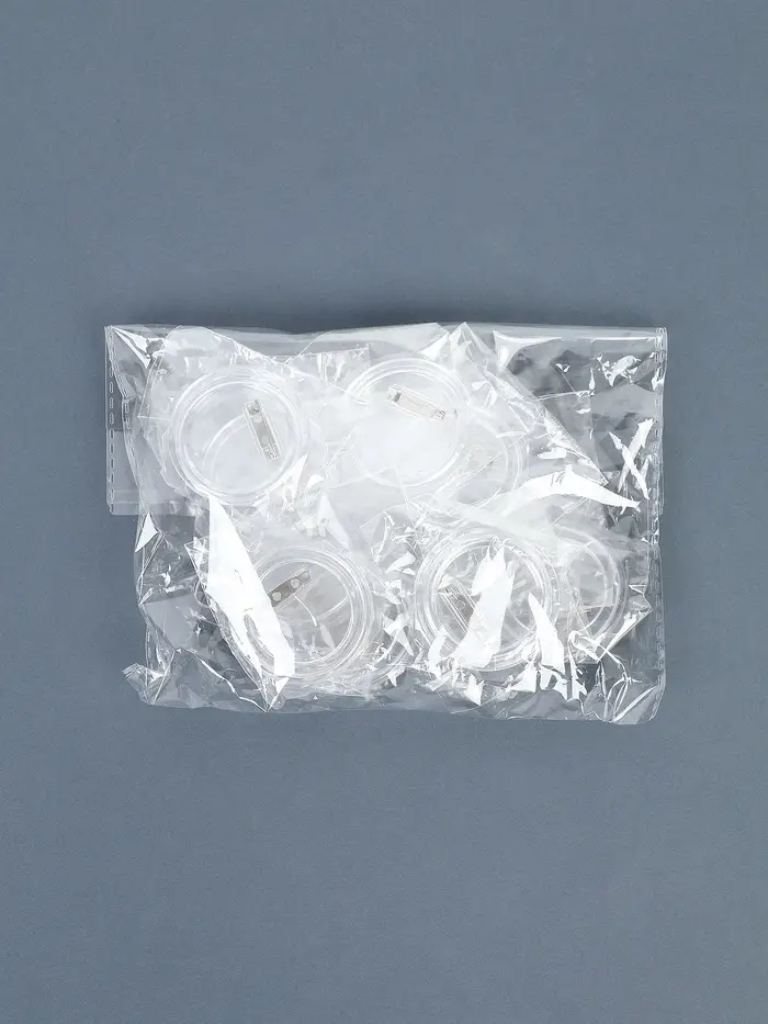 Заготовка акрилового значка, диаметр 4,4 см, набор 10 шт