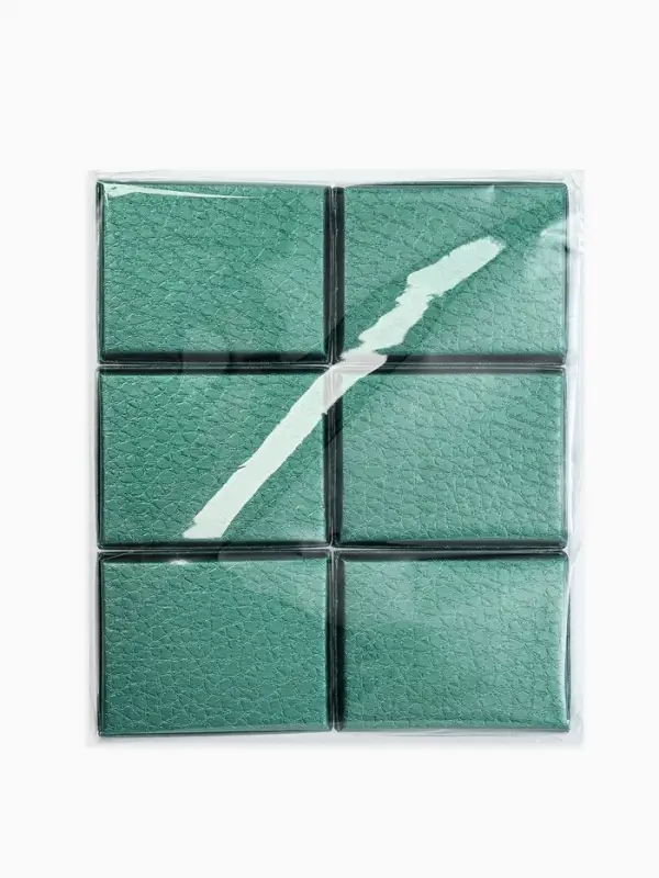 Набор коробочек подарочных 6 шт. под набор &laquo;Животный принт&raquo; симпл, 7&times;9 см, зелёный