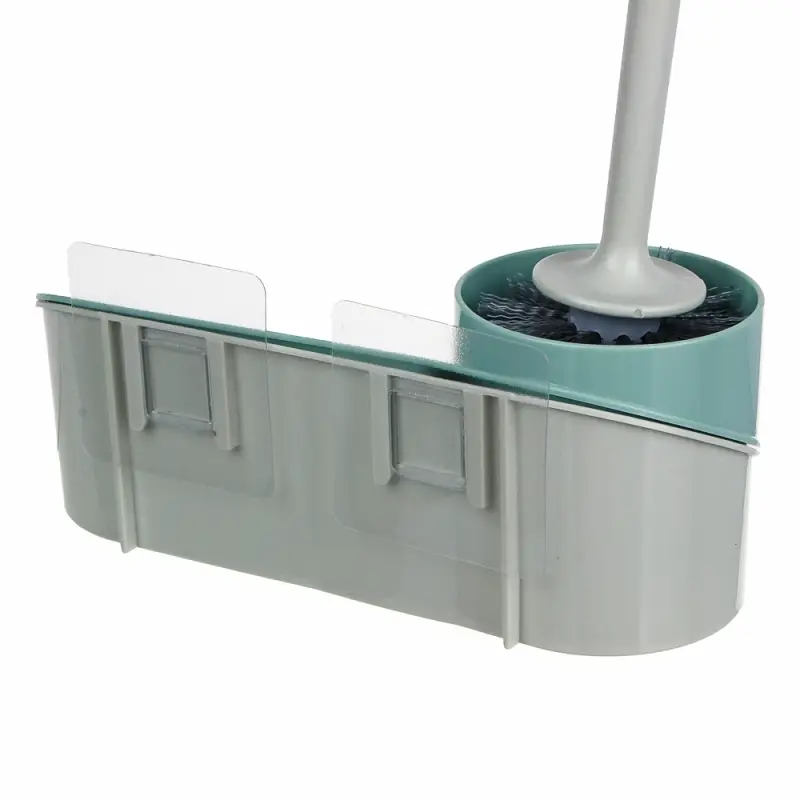 VETTA Ёрш для туалета с подставкой для бытовой химии, с крепл. на стену, пластик, 39,5х23х9см, 2 диз