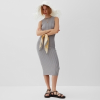 Платье женское вязаное MINAKU: Knitwear collection цвет серый р-р 48