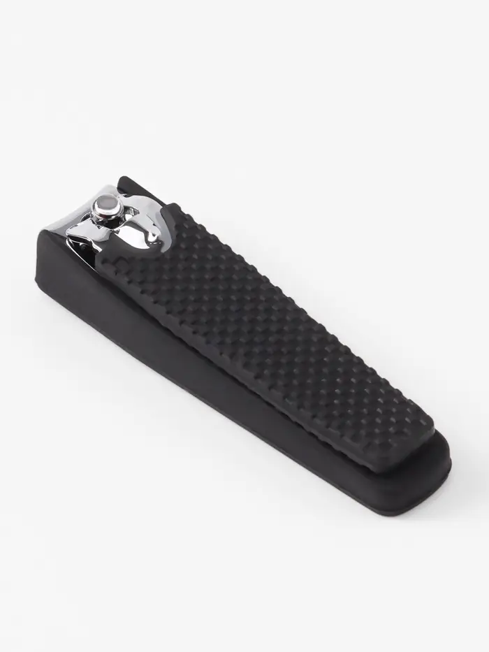 Кусачки книпсер маникюрные, 6.2&times;1.7 см, цвет чёрный, серебристый