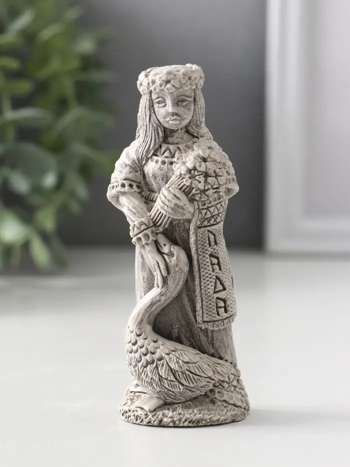 Фигура славянская богиня «Лада», 10.5×4×3.5 см, серая Фигура славянская богиня «Лада», 10.5×4×3.5 см, серая