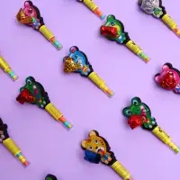 Драже сахарное"Зверята" в тубе с игрушкой, 2 г