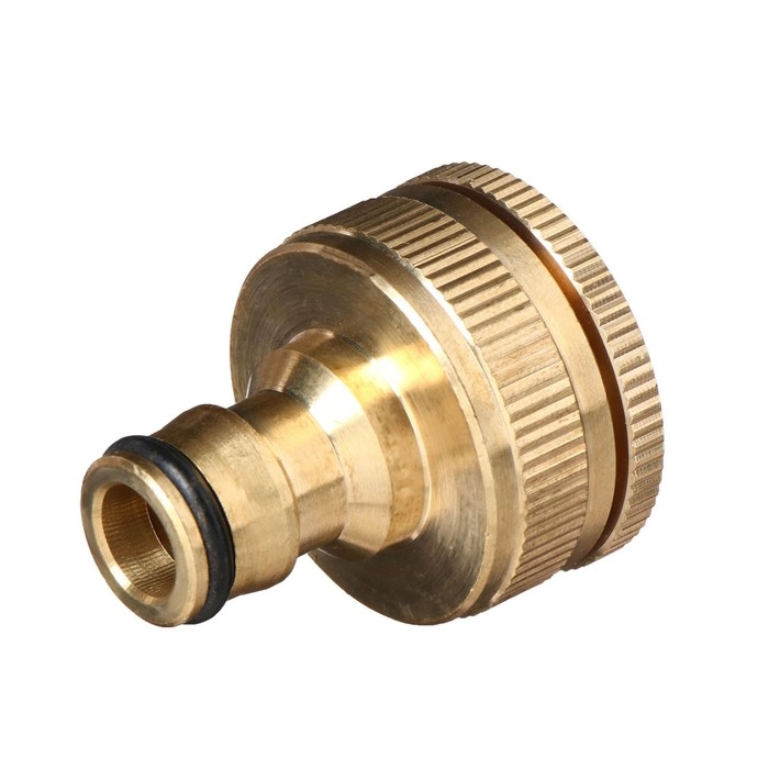 Штуцер, внутренняя резьба 3/4 Штуцер, внутренняя резьба 3/4"–1", быстросъёмное соединение, латунь, Greengo