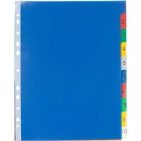 Разделитель листов 10, цв. MAXI А4 , Attache Selection