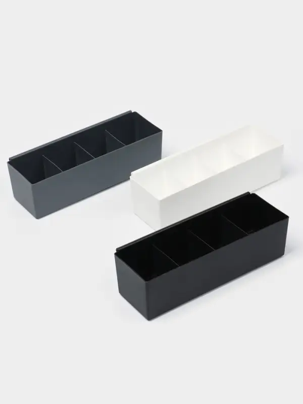 Органайзер для белья &laquo;Трамбо&raquo;, 4 отделения, 26&times;7&times;8.3 см, МИКС