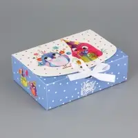 Подарочная коробка сборная с окном «Сюрприз», 16.5×11, 5×5 см